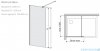 Sanplast Space Wall P/SPACEWALL kabina walk-in 80x203 cm czarny matowy 600-320-2120-59-401